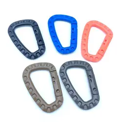 Mosquetón táctico medio al aire libre ITW Molle hebilla gancho mochila Molle D hebilla caza Camping escalada Accesorios