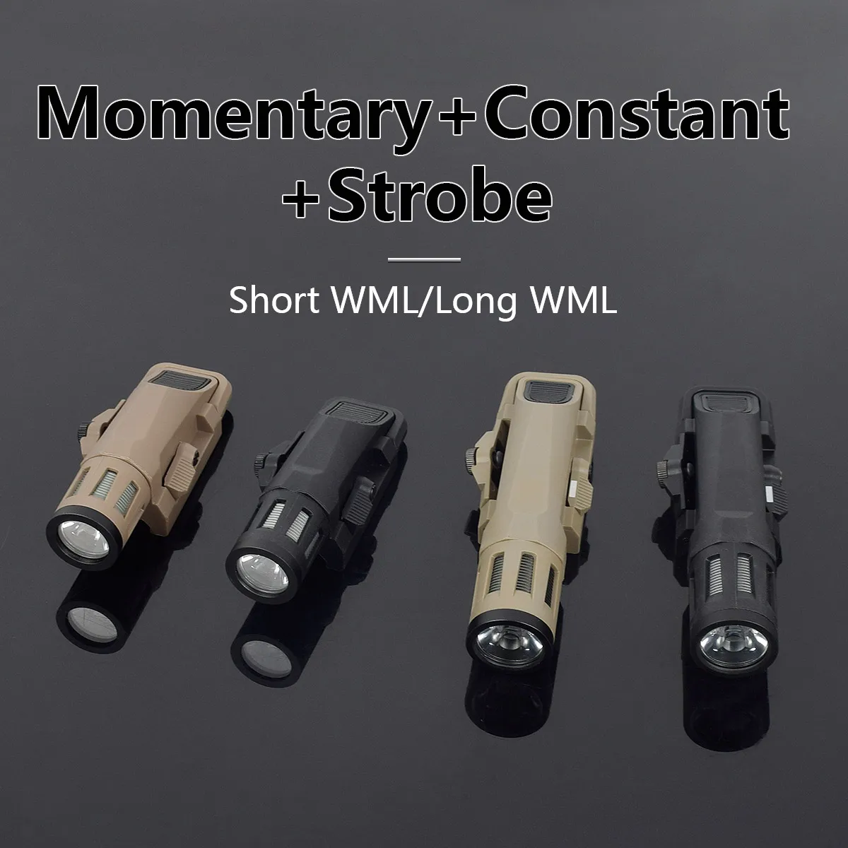 Instrumento táctico WML Masterfire APL M3X arma ligera pistola explorador luz Airsoft Rifle Glock 17 19 ajuste 20mm riel Picatinny - imagen 2