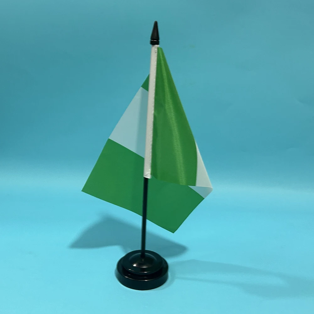 Bandera de Nigeria para escritorio, poliéster resistente - imagen 2
