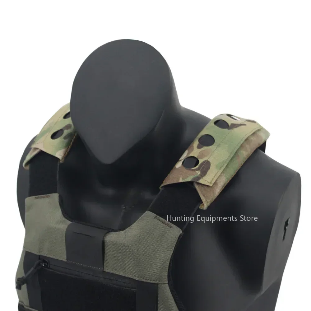 Hombreras tácticas chaleco compuesto Airsoft FCSK FCPC LV119 chaleco portador de placa hombrera 1 par corte láser - imagen 3