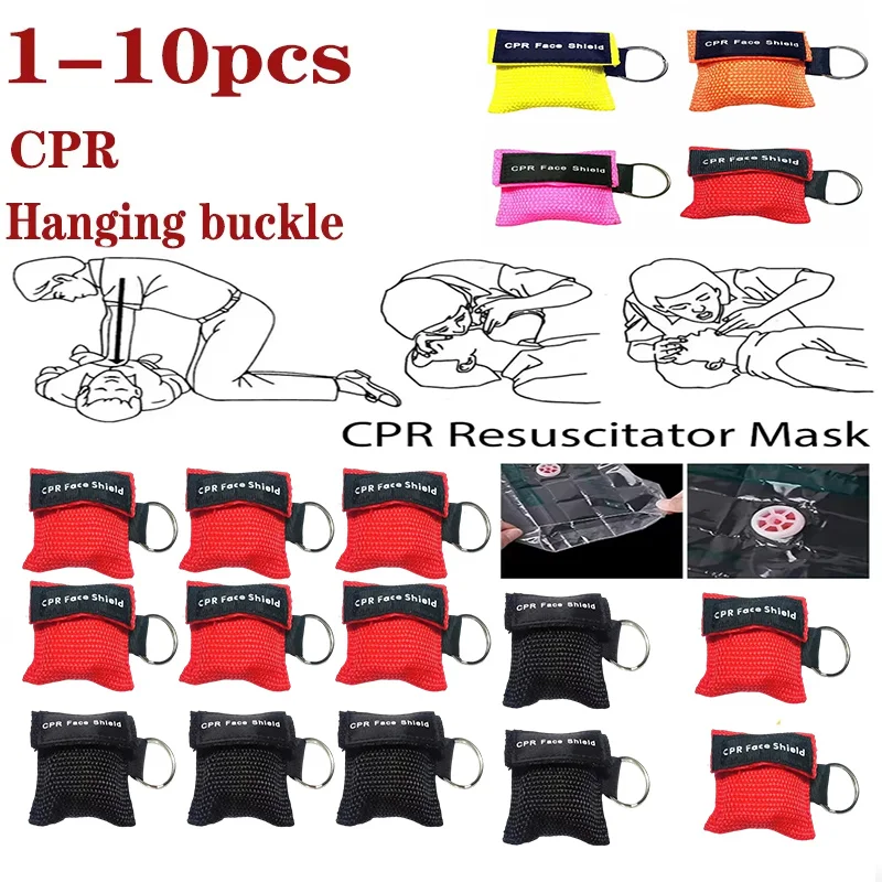 Set llavero tactico de primeros auxilios con mascara CPR para rescate - imagen 4