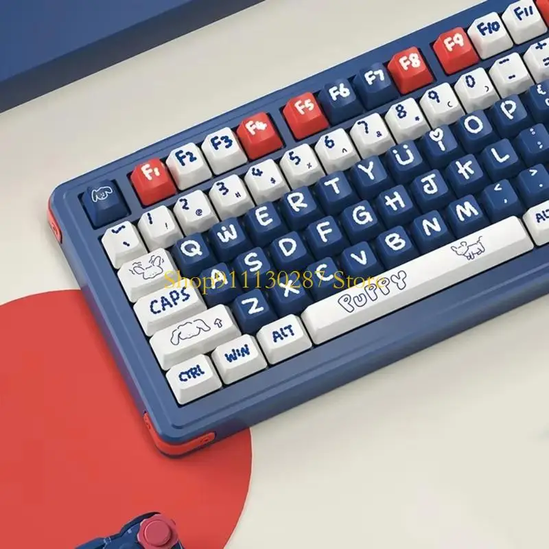 Teclas J1HC 133 teclas PBT, teclas perfil Original DYE-SUB para interruptores, teclados mecánicos, teclas para cachorros - imagen 2