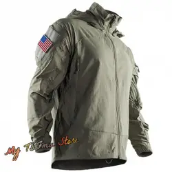Chaqueta Táctica PCU L5 Nailon Impermeable con Capucha