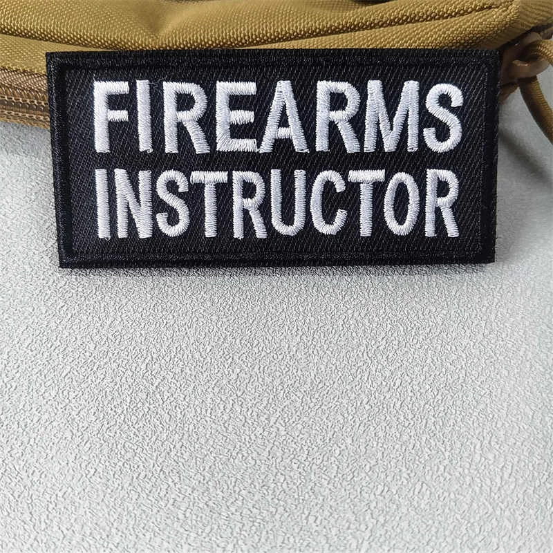 Parche de aislamiento de armas de fuego, parches de gancho y bucle bordados tácticos para ropa, sombrero, insignia de moral, mochila, chaleco, pegatina, brazalete - imagen 4