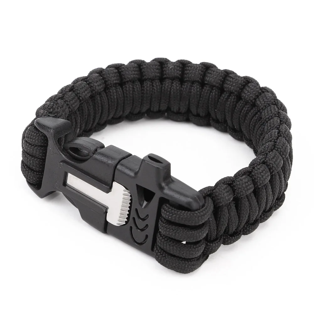OPHIDIANTAC Paracord Escape cuerda trenzada de emergencia al aire libre EDC Camping supervivencia ahorro pulsera herramientas paraguas pulsera de cuerda - imagen 3
