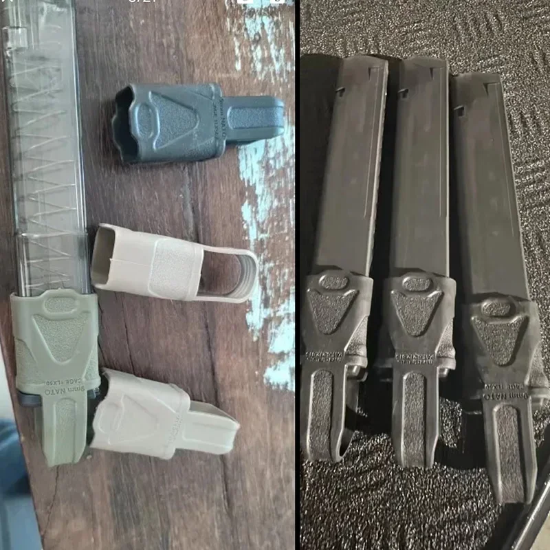 Funda de goma táctica para revista rápida, funda de agarre Mag de 5,56/9mm, funda antideslizante de goma, accesorios de caza - imagen 3
