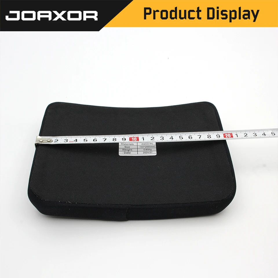 JOAXOR PE Panel de 6x6 pulgadas Chaleco balístico Placa lateral Armaduras corporales Cintura Placa de armadura dura - imagen 4