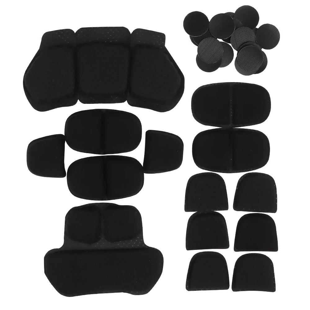 Kit de acolchado interior para casco, casco táctico, almohadilla protectora suave y transpirable, almohadillas de espuma viscoelástica, M-LOCK, accesorios para casco de corte alto rápido