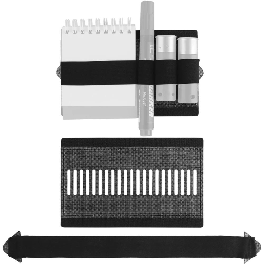 Placa táctica multiusos, cierre mágico, hebilla de nailon, funda de almacenamiento para escopeta, bolsa Mag, linterna, organizador de bolígrafos ajustable - imagen 2