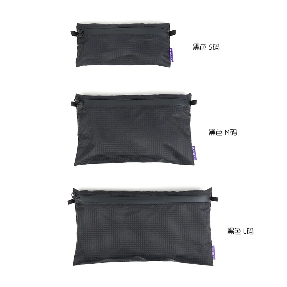 PEW TACTICAL Ourdoor Bolsa de almacenamiento portátil con cremallera, bolsa para artículos diversos con cremallera ligeramente impermeable