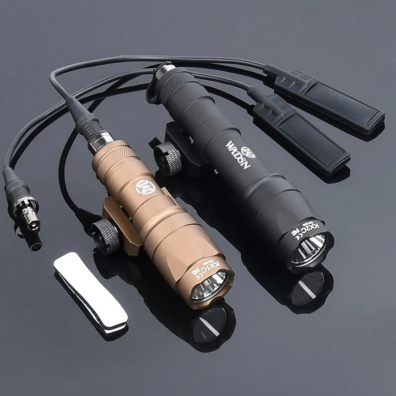 Linterna táctica M600C M300A, luz blanca, botón caliente, interruptor de presión, apto para riel de 20mm, Airsoft, arma de caza, accesorios de explorador - imagen 4