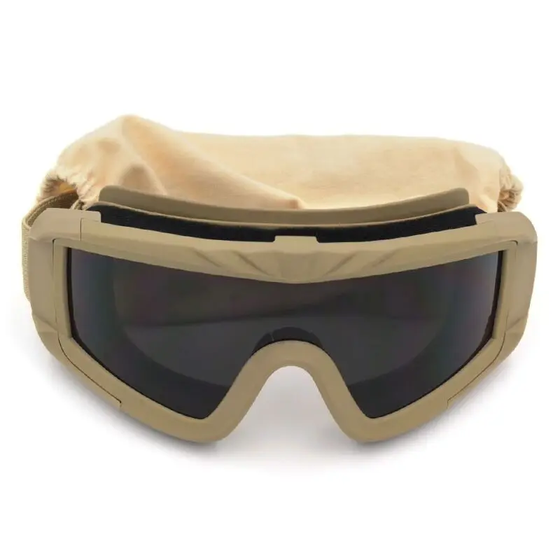 Gafas tácticas para el desierto, gafas militares a prueba de viento, antiniebla, resistentes a impactos, para ciclismo, Airsoft, aventuras al aire libre - imagen 4