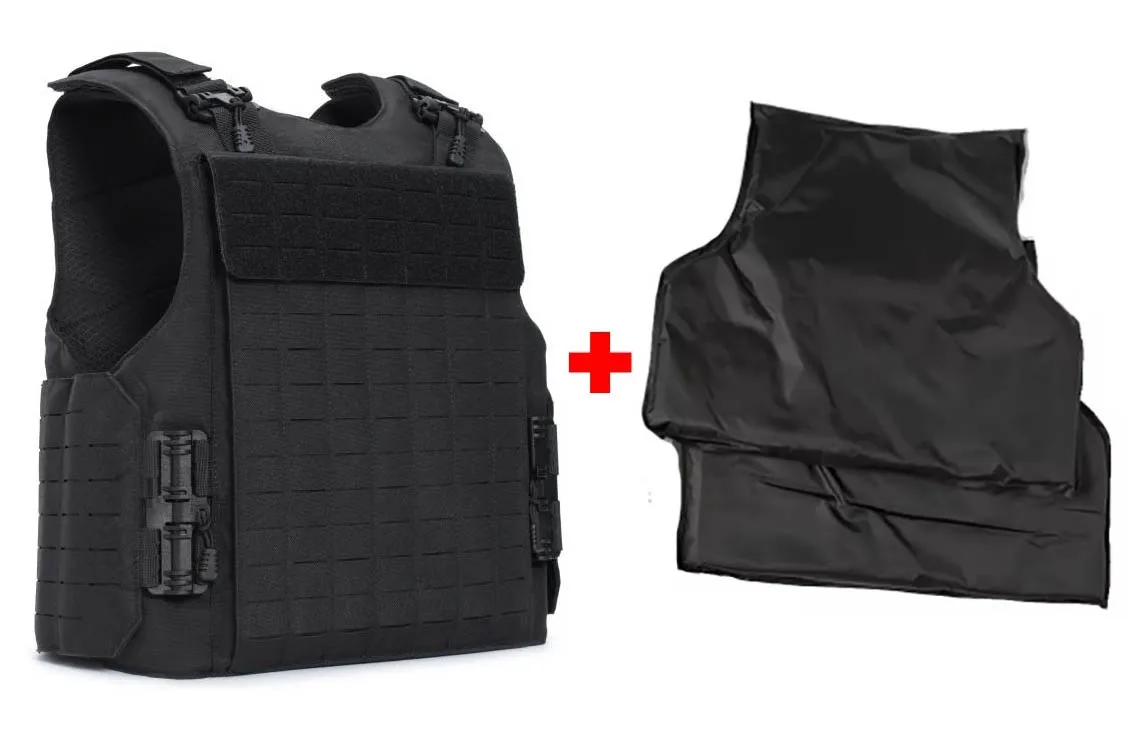 Chaleco táctico con sistema de protección