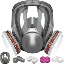 Respirador facial completo fumigación con filtro antipolvo
