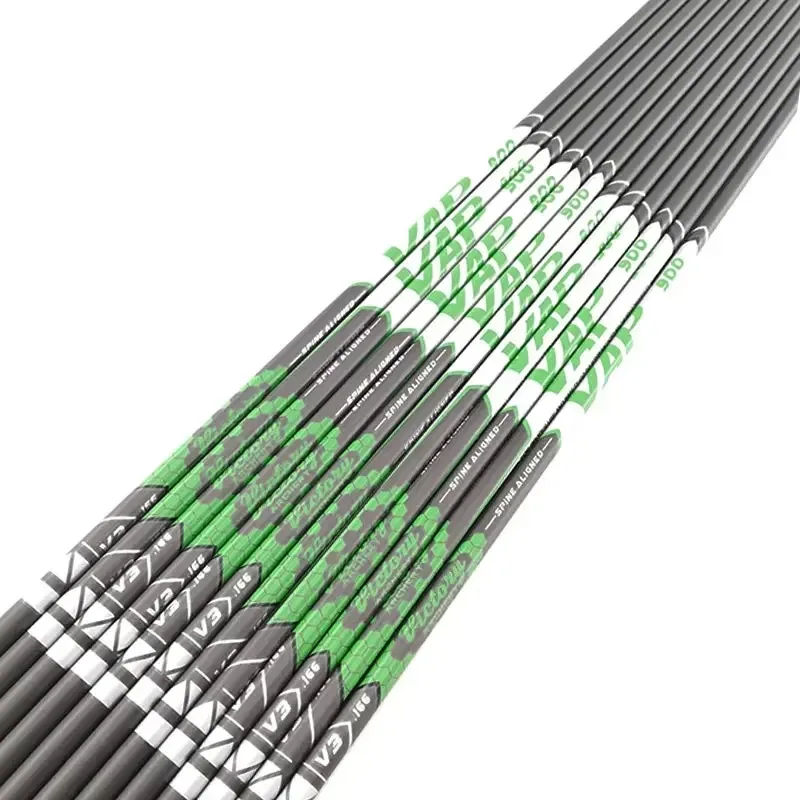 12 Uds. Ejes de flecha de tiro con arco ID4.2mm 30 pulgadas arco recurvo arco largo caza tiro - imagen 3