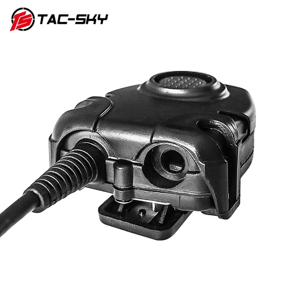 TAC-SKY U94 PTT auriculares tácticos adaptador Ptt adaptador de enchufe K pistola de aire Radio walkie-talkie Ptt - imagen 5