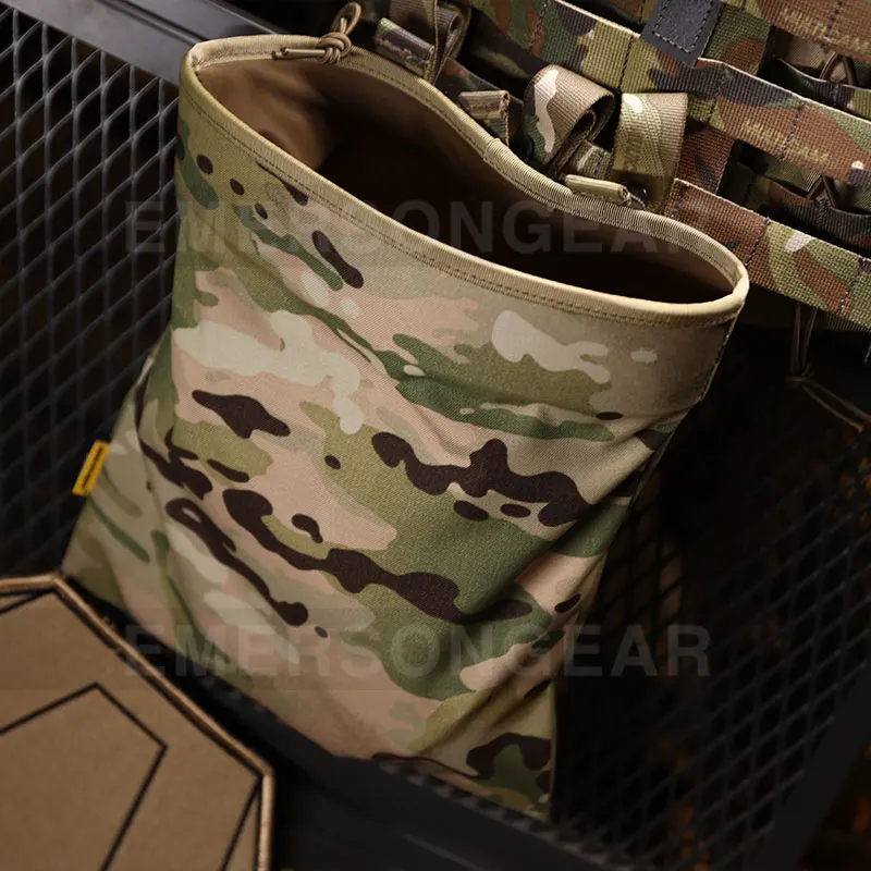 Emersongear-bolsa táctica de caída, bolsa de basura plegable, organizador de utilidad MOLLE, cinturones EDC, bolsillo para caza, Camping, combate, nailon EM6032