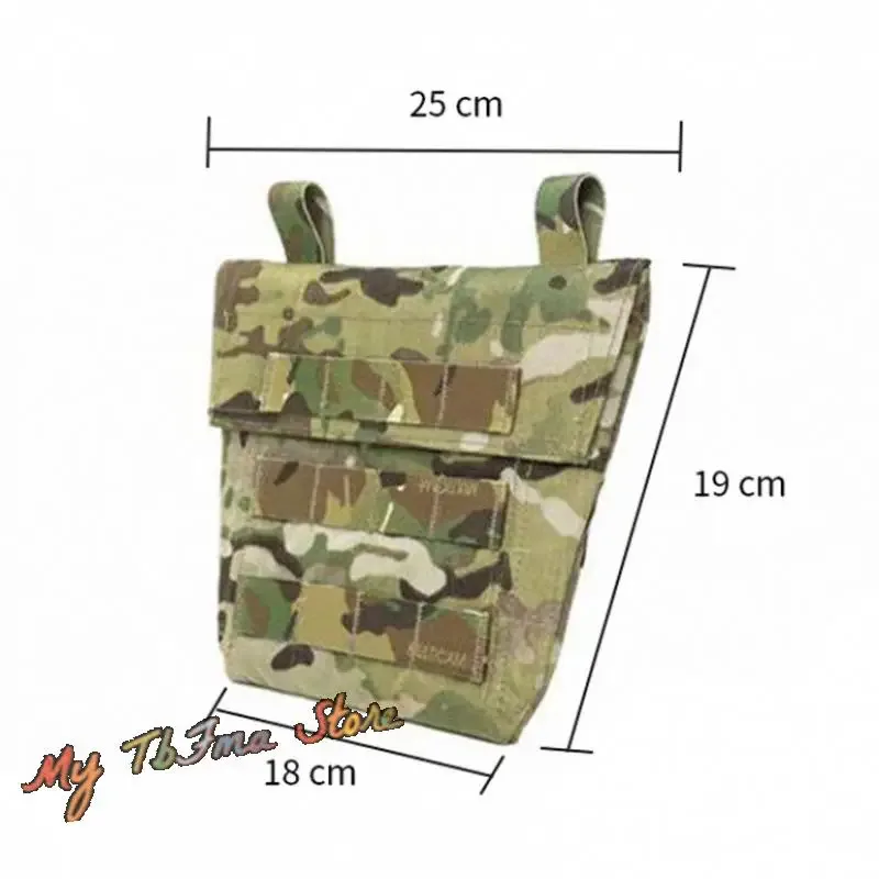 SUNSNOW-Chaleco táctico para Panel de Abdomen, bolsa portadora de placa, bolsa para el vientre, bolsa Molle de cintura, paquete de expansión, protección de entrepierna - imagen 3