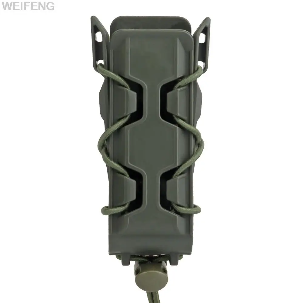 Bolsa táctica Molle de 9mm para revistas, Funda Universal para pistola única, linterna, cuchillo, accesorios de caza y Tiro - imagen 3