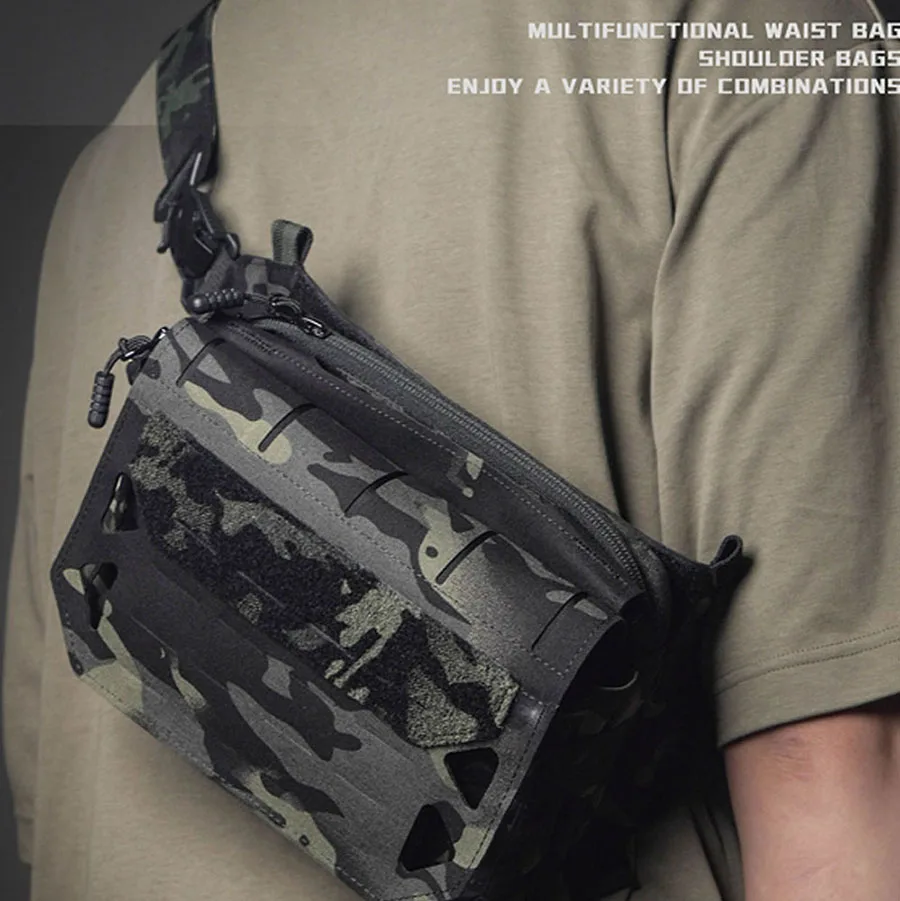 Bolsa médica táctica para el pecho, rollo de 1 bolsa para traumatismos, bolsa médica IFAK, botiquín de primeros auxilios, bolsa de camuflaje - imagen 2