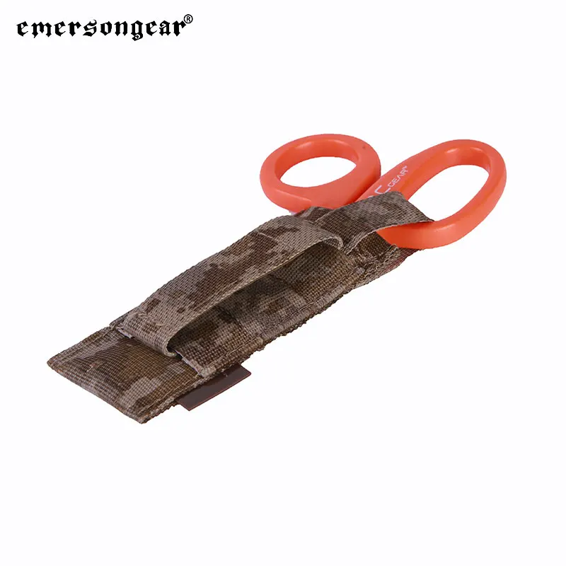Emersongear-bolsa para tijeras, soporte para tijeras, bolsa táctica Molle para tijeras, bolsa de combate Airsoft, senderismo, Camping, EM6367 EMERSON Nylon - imagen 3