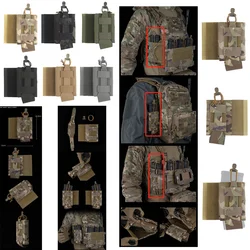 Nueva bolsa lateral táctica de caza al aire libre serie R M4 5,56, bolsas de almacenamiento para revistas, chaleco, bolsa izquierda y derecha, accesorios