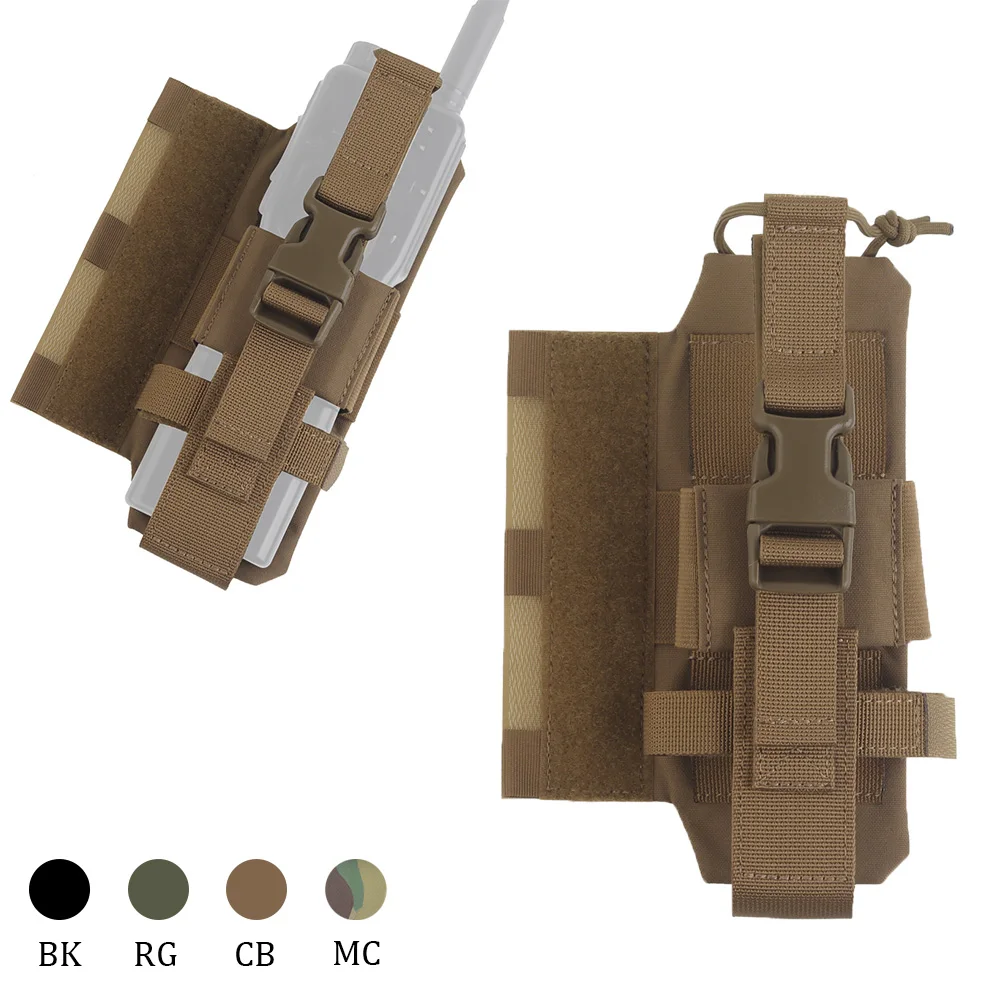 Bolsa MOLLE para walkie-talkie colgante multifunción exterior