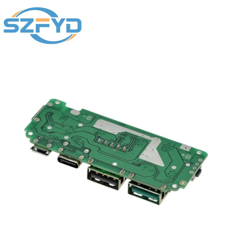 Placa de carga USB dual 5V 2.4A 18650 - Módulo de banco de energía móvil de alta eficiencia con protección de circuito para baterías de litio - imagen 2