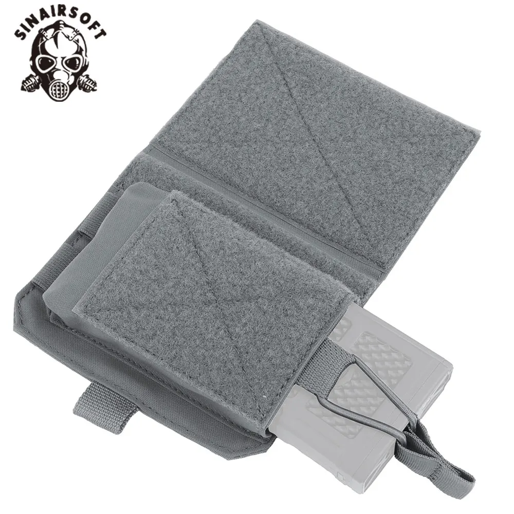 Bolsa táctica MK4 5,56, gancho Horizontal para revista, bucle con inserción Mag, cuerda elástica, retención, colgante, accesorios para chaleco de caza - imagen 4