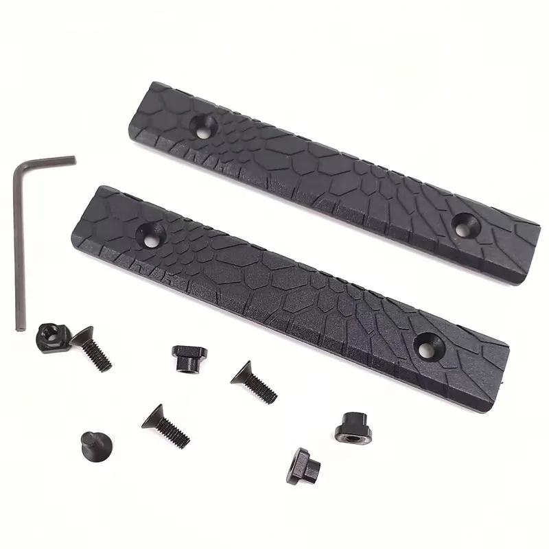 Panel de riel de nailon protector táctico para Airsoft al aire libre - KEYMOD/MLOK Compatible con SLR MI Fishbone - imagen 5