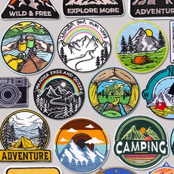 Parches bordados termoadhesivos – Insignias para montaña y aventura