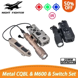 WADSN CQBL-1 Puntero Láser Táctico Metal Rail Picatinny