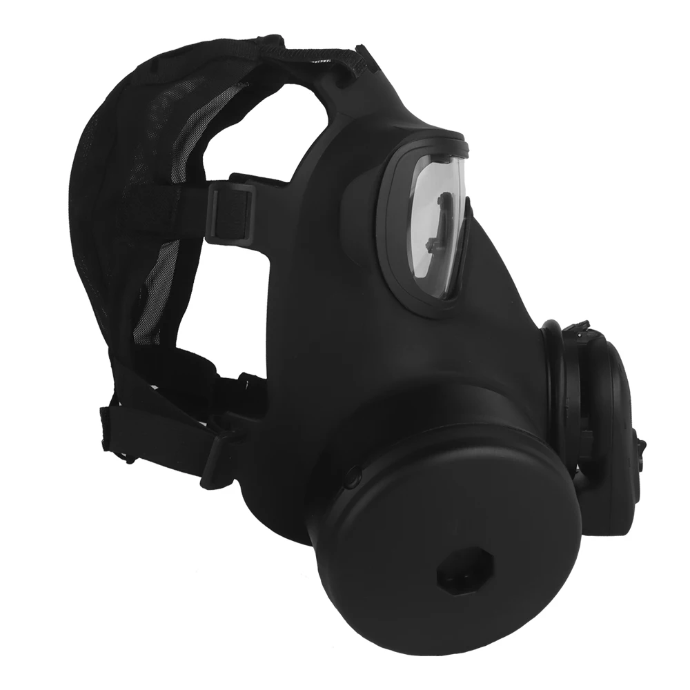 Simulación no multifunción FM 53 máscara de Gas modelo DUMMY máscara táctica con micrófono y ventilador refrigeración CS juego juguete caza Airsoft Cosplay - imagen 4