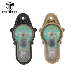 Mini luz estroboscópica táctica para casco