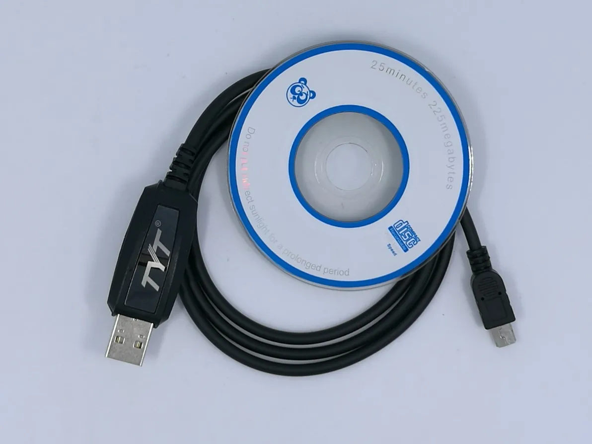 Controlador de Cable de programación USB TYT TH-9800 con CD Win10 para Radio móvil TYT TH-UV3R TH-9800 TH-7800 TH-8600 Walkie Talkie de coche - imagen 2