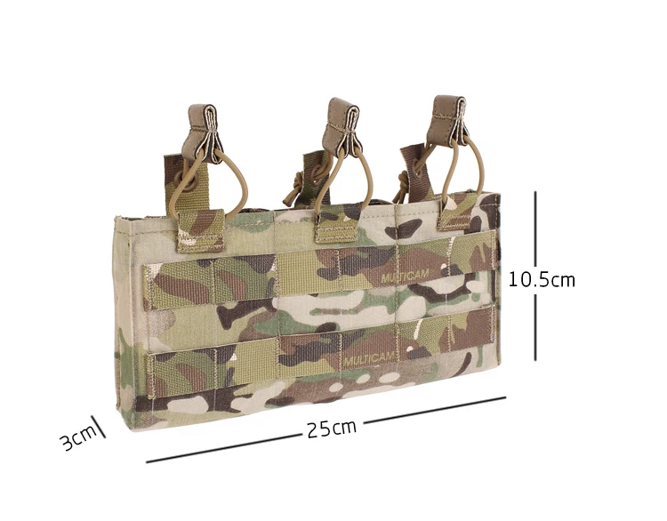 PEW TACTICAL RIGLE MAG POUCH TRIPLE 7.62 AIRSOFT - imagen 5