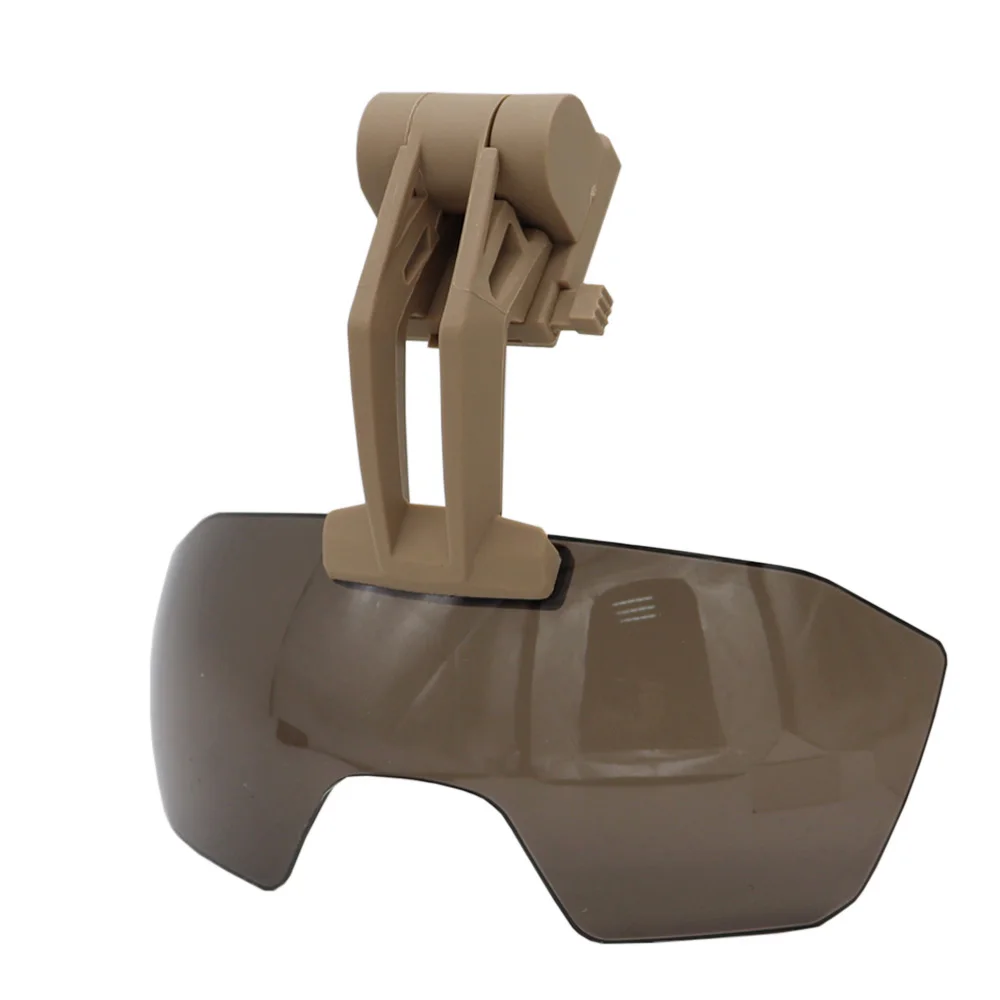 Casco táctico de media cara, gafas protectoras para caza, Airsoft, Paintball, gafas de juego CS para casco rápido - imagen 5