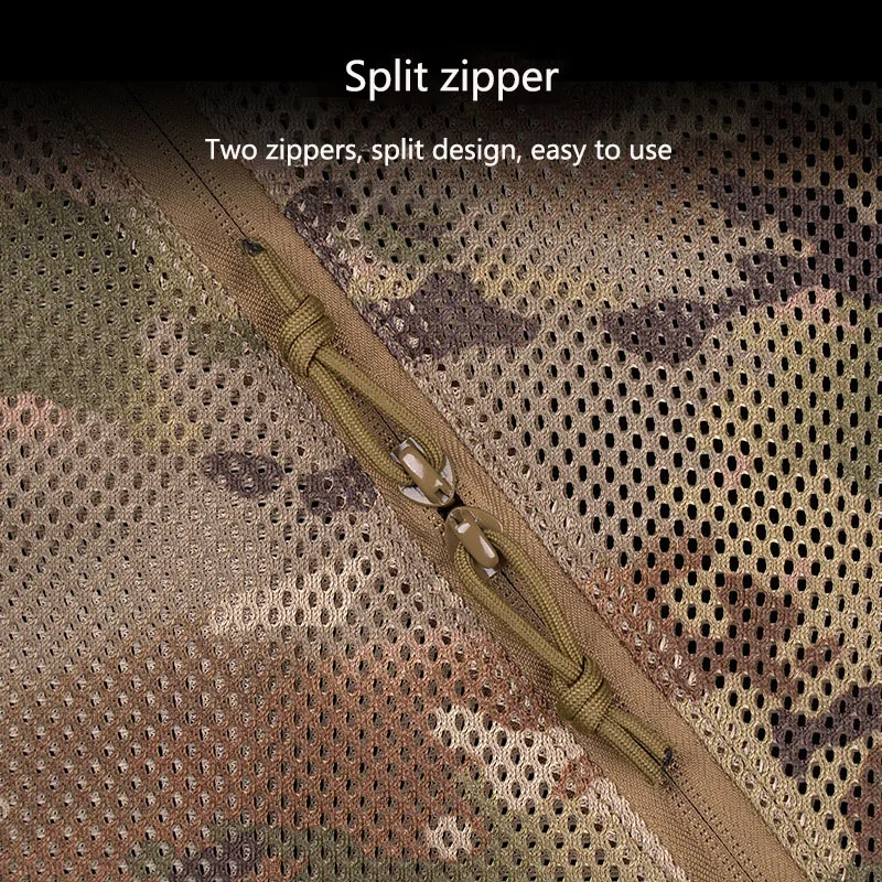 Bolsa de malla de almacenamiento (16*16 pulgadas), material de red de cuna, bolsa de almacenamiento de camuflaje para transporte al aire libre varios - imagen 3