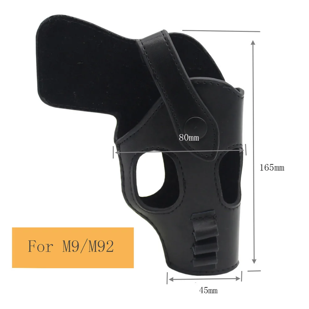 Funda de cuero VULPO, funda táctica para pistola pequeña, funda para pistola de entrenamiento de tiro para PPK Makarov M9/M92 Series Pi - imagen 4