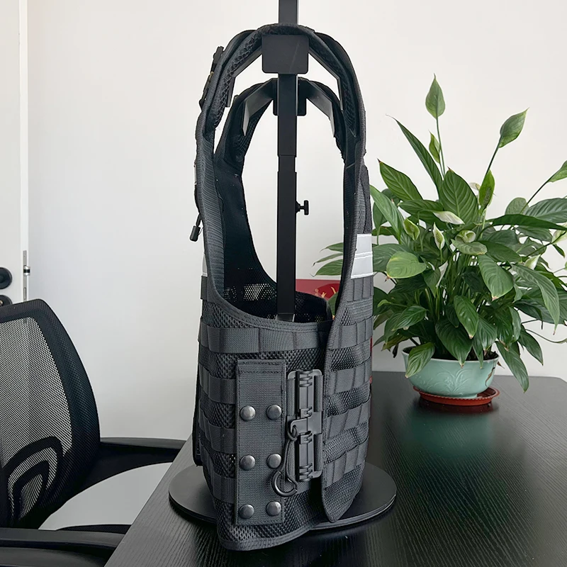 Chaleco transpirable a prueba de puñaladas de malla de reconocimiento de adiestramiento al aire libre chaleco protector completo multifuncional de liberación rápida - imagen 3