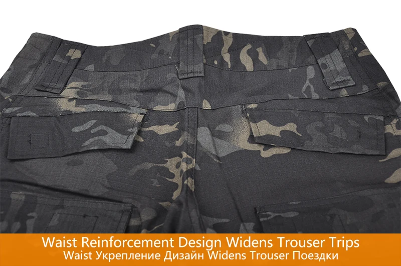 Ropa de camuflaje táctico, camisas de manga larga, pantalones Cargo al aire libre, caza, senderismo, uniforme transpirable, traje de entrenamiento de combate Airsoft - imagen 5