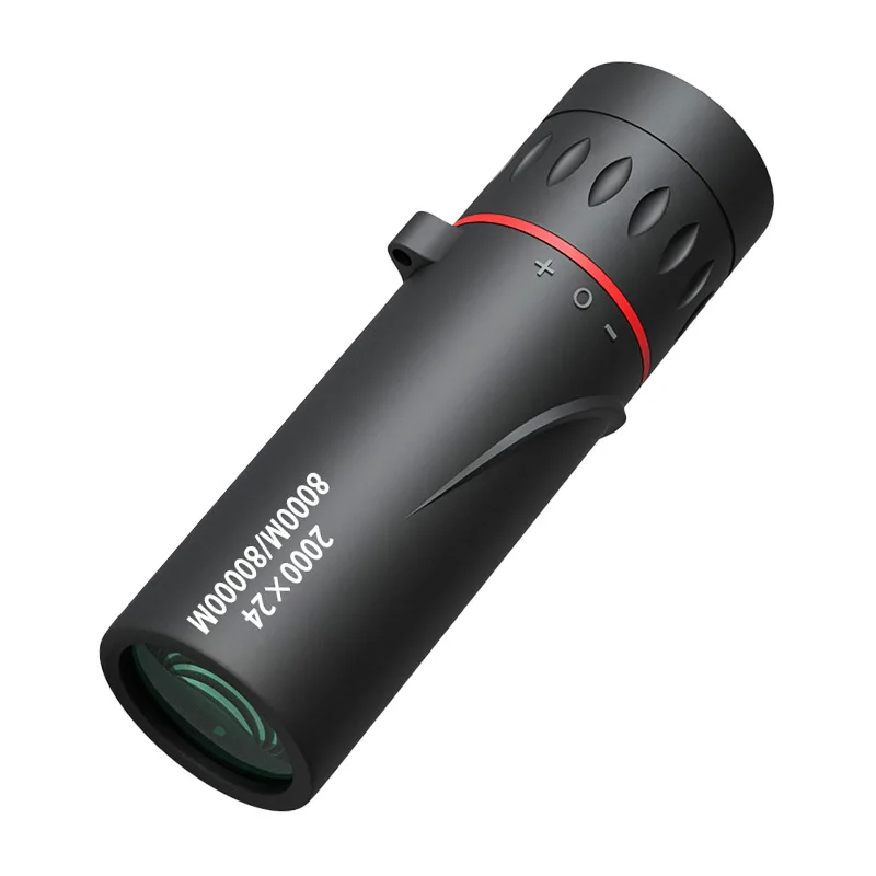 Telescopio Monocular HD de 2000x24, Mini telescopio portátil para teléfono móvil con soporte, telescopios para acampar al aire libre, caza, observación de aves - imagen 4