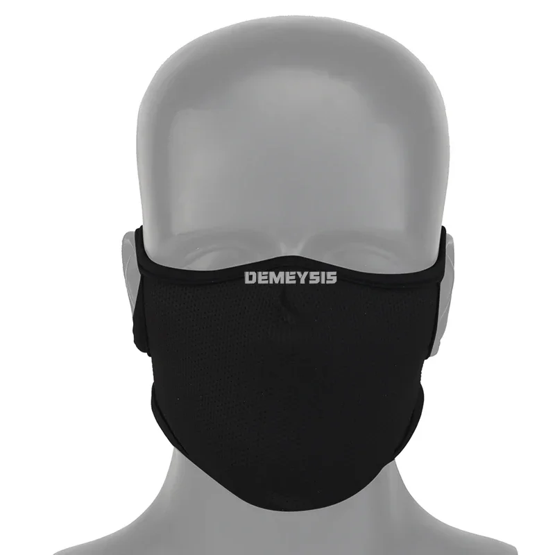 Pasamontañas táctico de media cara, Bandana transpirable para ciclismo al aire libre, caza, montar, con silicona, senderismo, tiro, bufandas deportivas - imagen 2