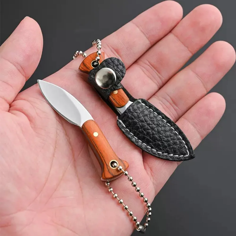 Navaja táctica de bolsillo con hoja fija para EDC y camping montaña - imagen 4