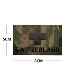 Parche médico táctico IR reflectante para chaqueta y mochila