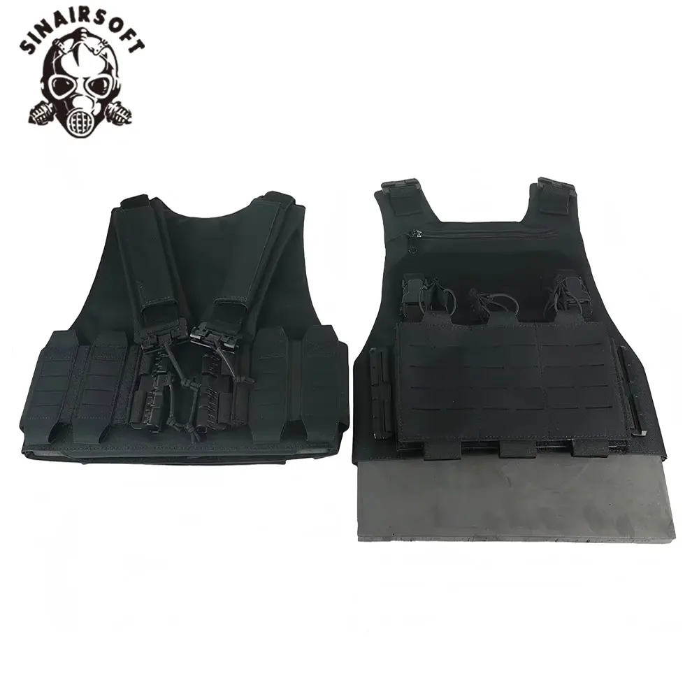 Chaleco táctico VCU, placa cortada con láser ligera, hebilla de liberación rápida, portador de placa de caza con bolsa para revistas 556 762 - imagen 5