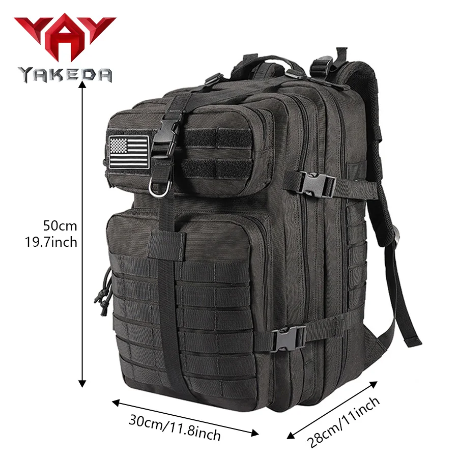 YAKEDA popular bolso grande 3P 45L bolso de camuflaje de gran capacidad mochila deportiva al aire libre mochila de montañismo - imagen 5