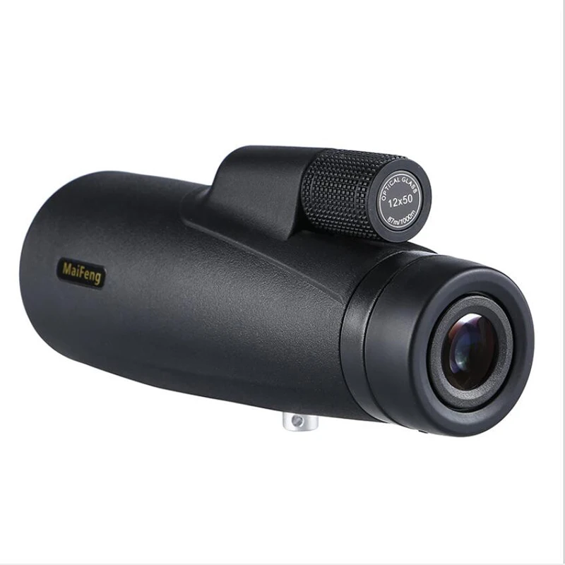 Maifeng-telescopio Monocular HD de alta potencia, 12x50, de largo alcance Spyglass, monoculares impermeables, Prisma FMC BAK4 duradero para acampar - imagen 2