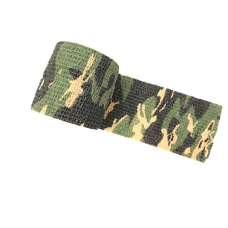 Cinta elástica de camuflaje CS para caza militar, vendaje de muñeca no tejida, desechable, impermeable, soporte para tatuaje - imagen 3