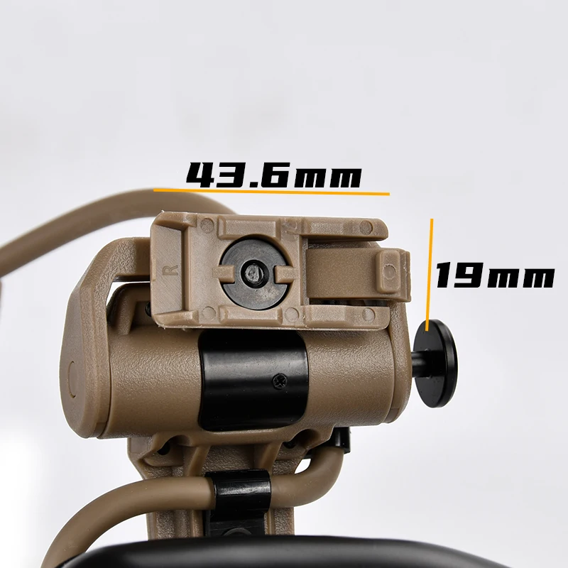 Auriculares tácticos nuevos styleRac con micrófono CS orejeras para caza tiro WADSN auriculares protección auditiva - imagen 4